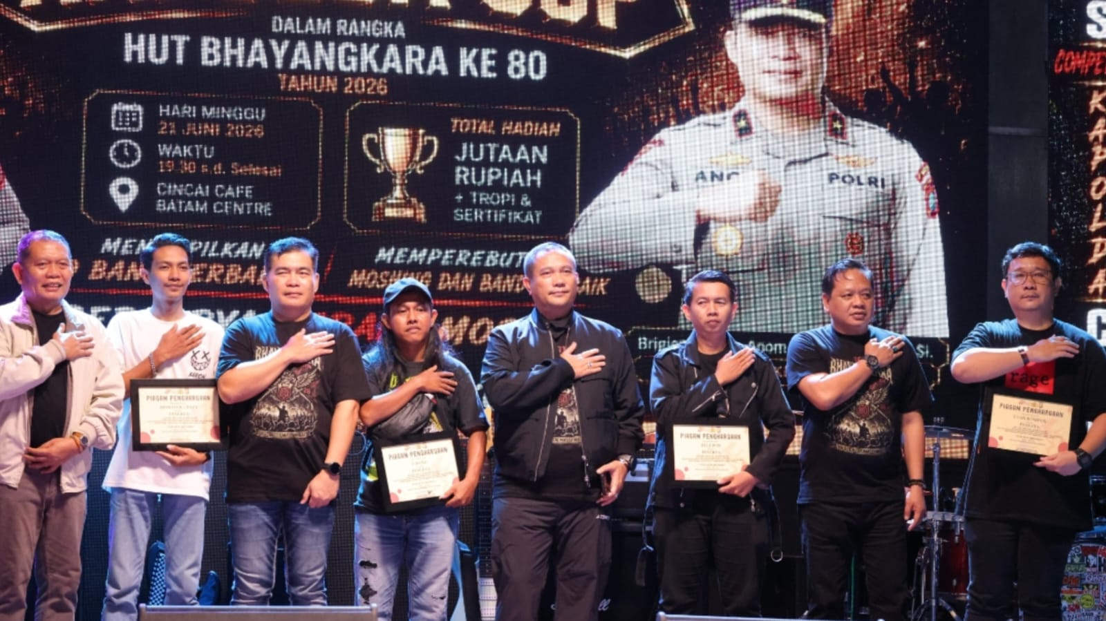 Peringati Hari Bhayangkara Ke‑80, Polda Kepri Gelar Kompetisi Band dan Moshing Kapolda CUP 2026