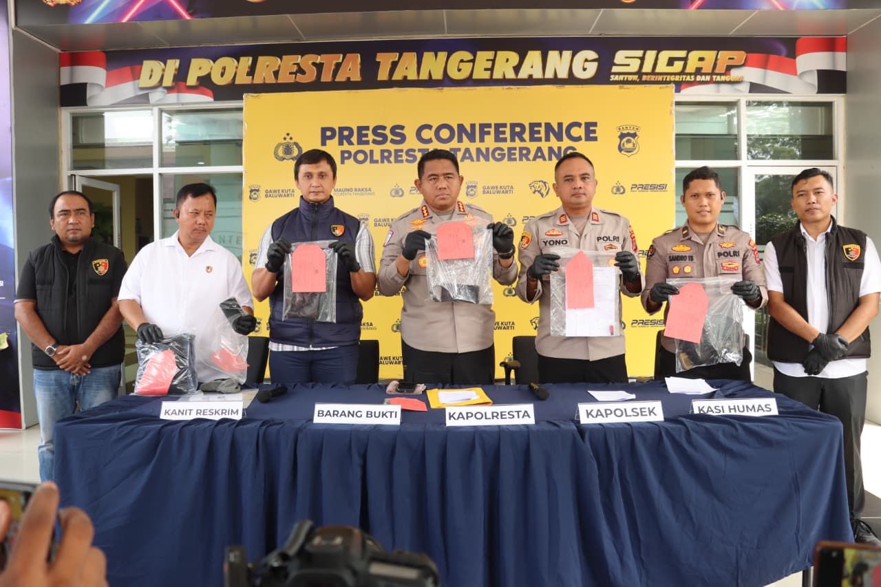 Ngaku Polisi Lalu Peras Warga, Enam Orang Diamankan Polresta Tangerang