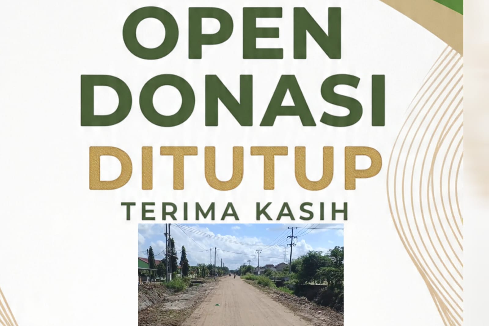 Open Donasi Perbaikan Jalan Pasiran Jaya Resmi Ditutup: Bukti Kerja Sama Terbaik Masyarakat, Pemerintah, dan Aparat