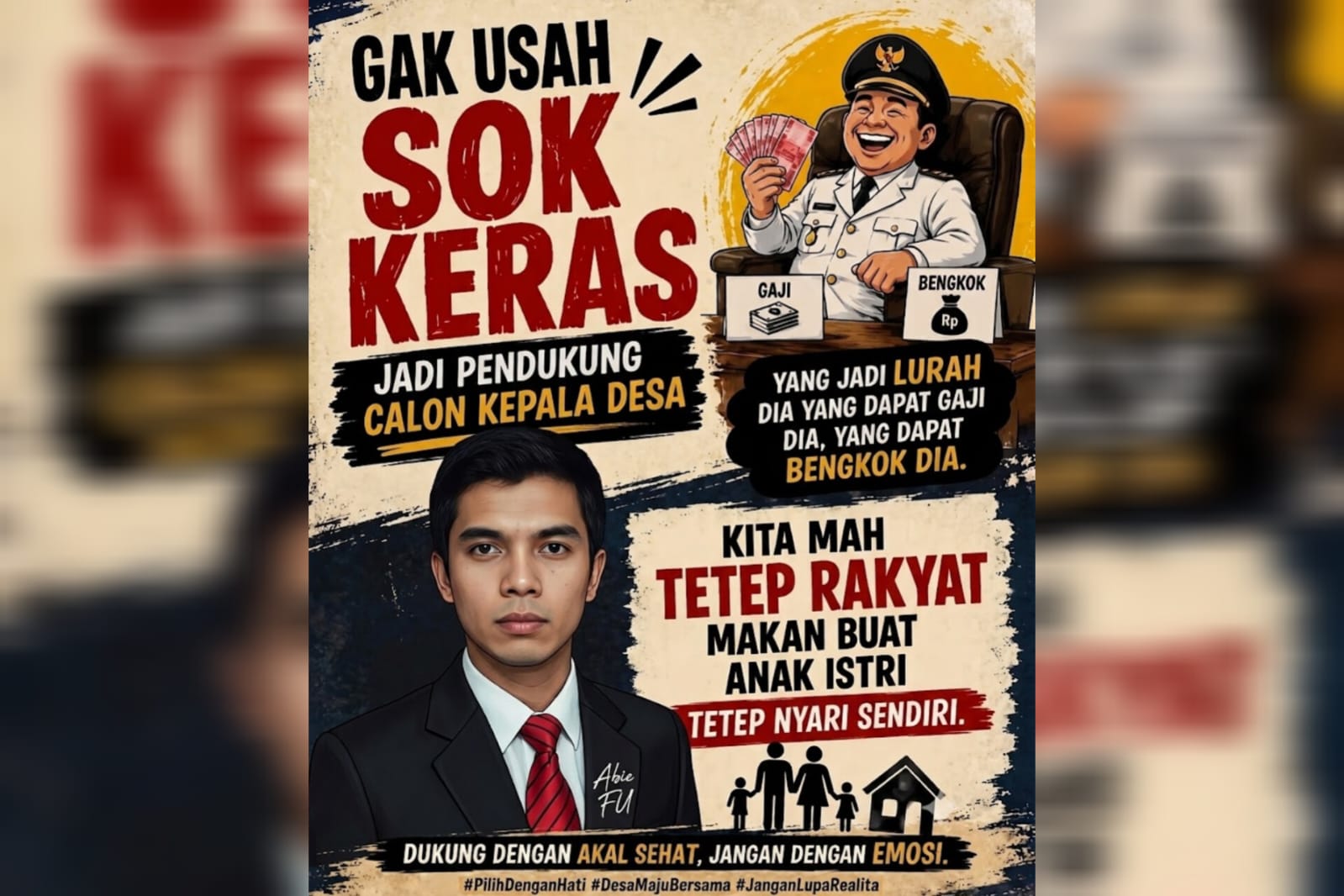 Demokrasi Yang Tergores: Kritik Tegas Abie Fu Terhadap Pilkades 2026–2034 Yang Mengancam Kerukunan Desa