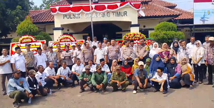 Sinergi Tanpa Batas Pemdes Tanjungbaru Beri Kejutan Spesial di Hari Bhayangkara ke-80