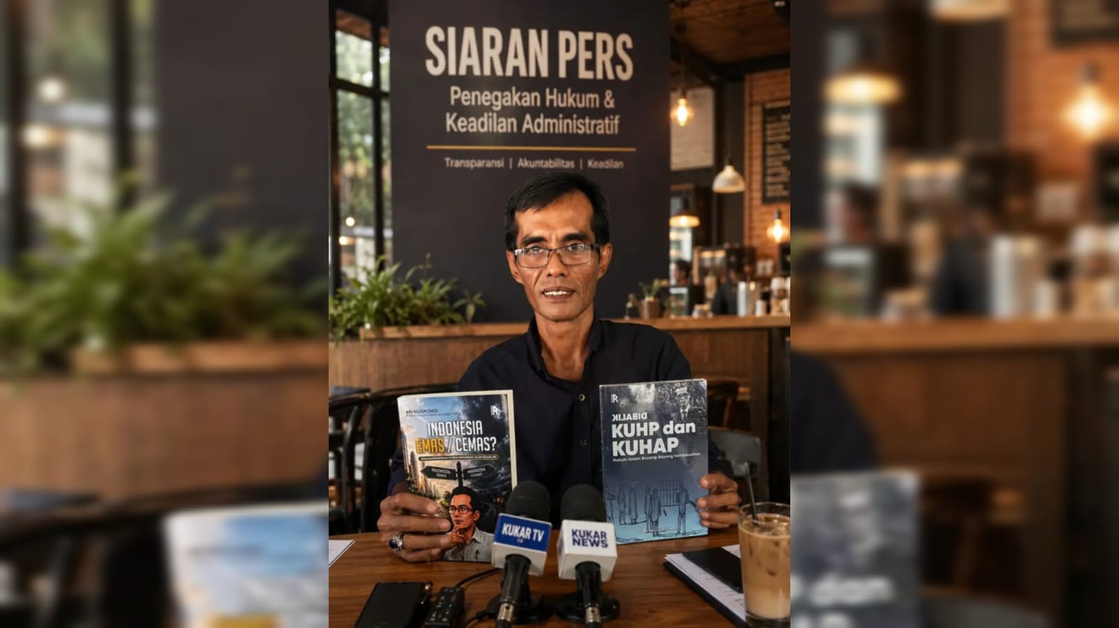 ARI NUGROHO, PRAKTEK HUKUM DAN PENULIS, LUNCURKAN DUA KARYA PENTING: MENGUPAS HUKUM, KEADILAN DAN JALAN MENUJU INDONESIA EMAS 2045
