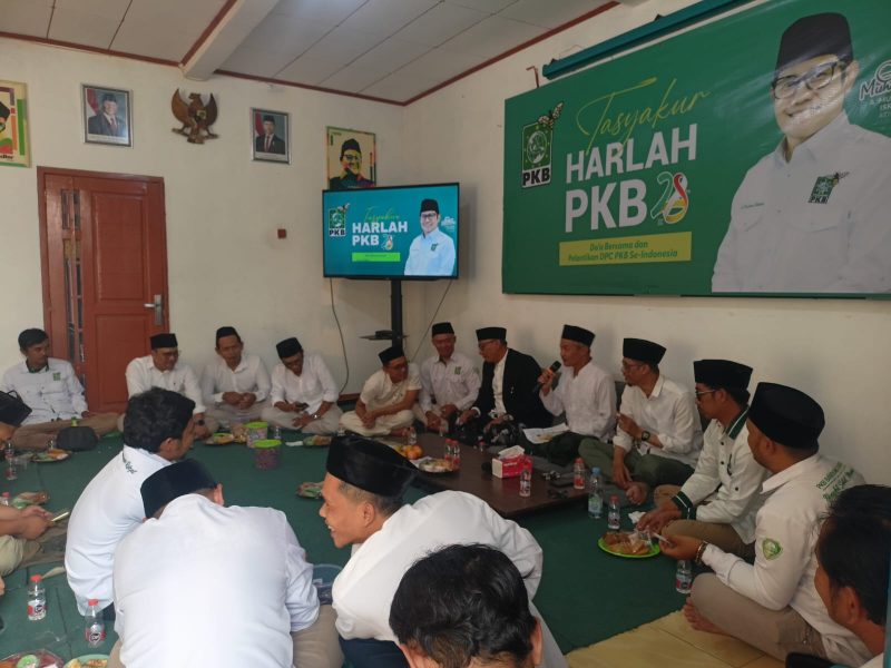 Harlah ke-28 PKB di kantor DPC PKB KBB, Rabu 22 Juli 2026, (foto: Abdul Kholilulloh)