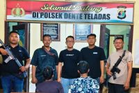 Dua pelaku diamankan tim Reskrim Polsek Denteteladas