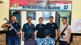 Dua pelaku diamankan tim Reskrim Polsek Denteteladas 