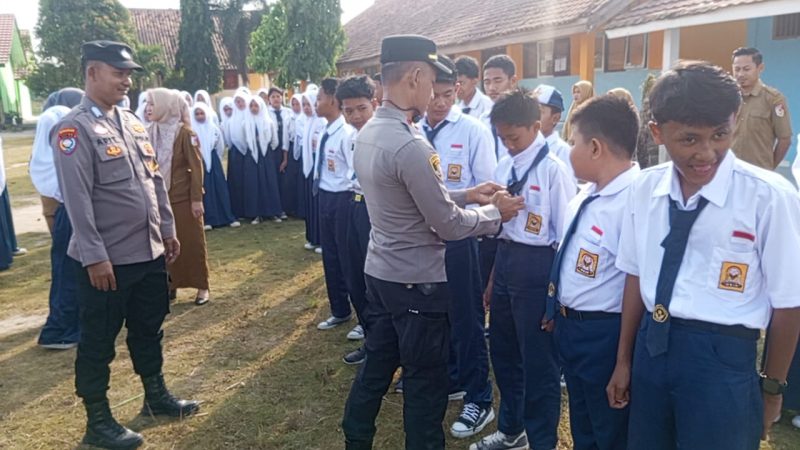 Viral Video Bullying, Polsek Dente Teladas Langsung Sambangi SMPN 5 Beri Penyuluhan