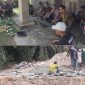 Swadaya Murni Masyarakat, Polsek Dente Teladas dan Warga Bangun Jembatan Sungai Nibung - Kekatung Tulang Bawang