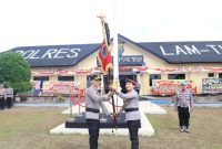 Welcome and Farewell Parade Polres Lamtim: AKBP Heti Pamitan, AKBP Yuliansyah Akui Deg-degan Lanjutkan Prestasi