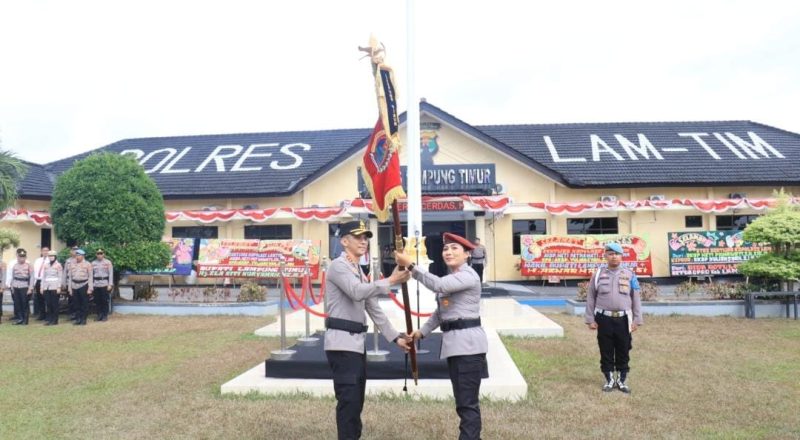 Welcome and Farewell Parade Polres Lamtim: AKBP Heti Pamitan, AKBP Yuliansyah Akui Deg-degan Lanjutkan Prestasi