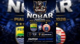 Bomber KBB Gelar Nobar Persib vs Persija di GOR Sangkuriang Cimahi, Bobotoh Siap Birukan Semifinal Piala Presiden 2026