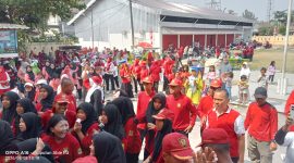 Semarak Agustusan: 79 Tim Meriahkan Gerak Jalan dan Senam Kreasi di Kedungwaringin