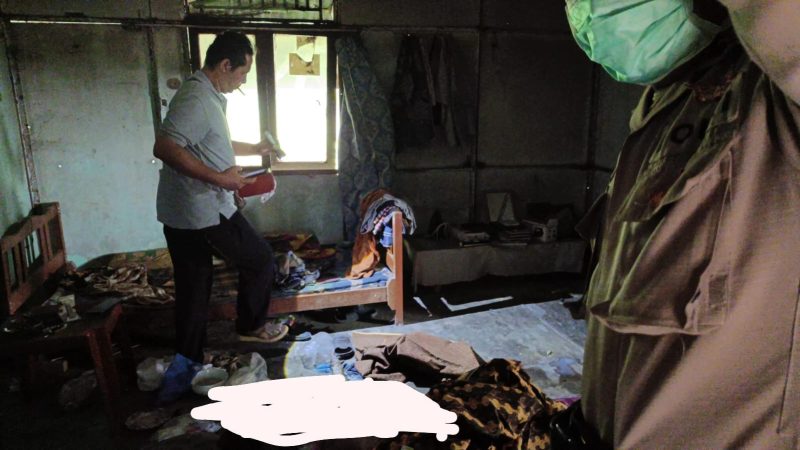 Geger Penemuan Mayat Membusuk di Blok 2 Jalur 35 Dente Teladas, Korban Bernama Aswandi