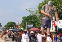 Meriah! Ratusan Warga Padati Karnaval HUT ke-81 RI di Way Bungur Lampung Timur