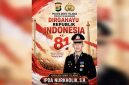 Keluarga Besar Polsek Dente Teladas Ucapkan Dirgahayu Republik Indonesia Ke-81