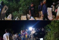 Semangat Swadaya Warga Bratasena Tetap Membara, Pengecoran Jalan Capai 400 Meter Meski Tanpa Kehadiran Pemimpin Kampung