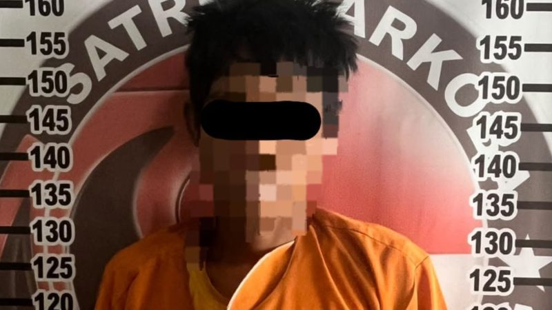 Pengedar Sabu di Tulang Bawang Dibekuk Saat Transaksi, 7 Paket Sabu Disita