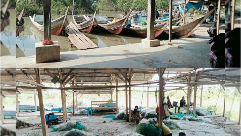 Alur Dangkal, Nelayan di Kanal Sungai Mahabang Tulang Bawang Kesulitan Melaut