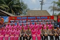 Kunjungan Silaturahmi ke Polsek Dente Teladas, Kapolres Tulang Bawang Tekankan Pelayanan Prima dan Jaga Integritas