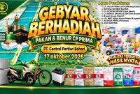 PT Central Pertiwi Bahari Gelar Gebyar Undian Berhadiah Pakan & Benur CP Prima 2026 di Tulang Bawang, Hadiah Utama Umroh Gratis